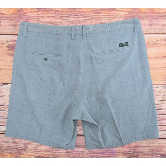 Travis Mathew Mens Gray Plaid Shorts Size 38 - Picture 2 of 7